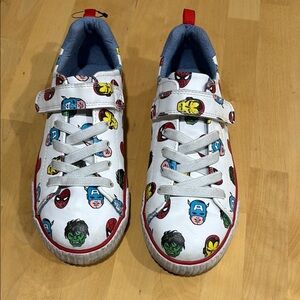 Kids Superhero White Sneakers